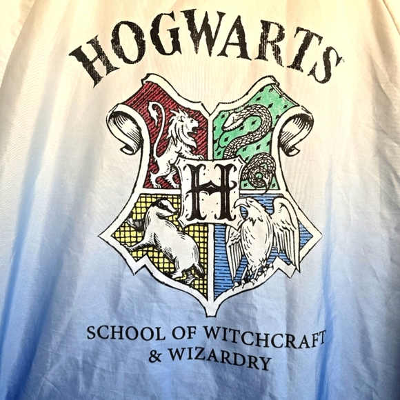 Harry Potter Hogwarts 1/2 Zip Pullover windbreaker jacket Adult Medium - Picture 3 of 11